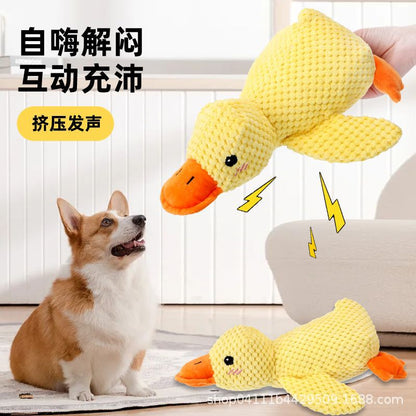 Dog plush toys that are durable to bite, sleeping ducks that make sounds, self-entertaining and boring dog toys, dog grinding pet toys